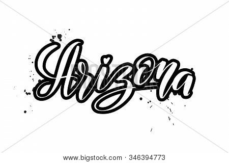 Vector Calligraphy Illustration Isolated On White Background