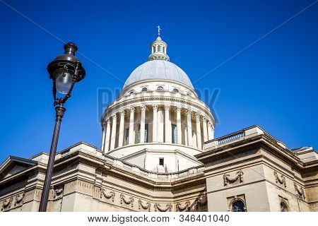 The Pantheon, Famous Monument In Paris, France