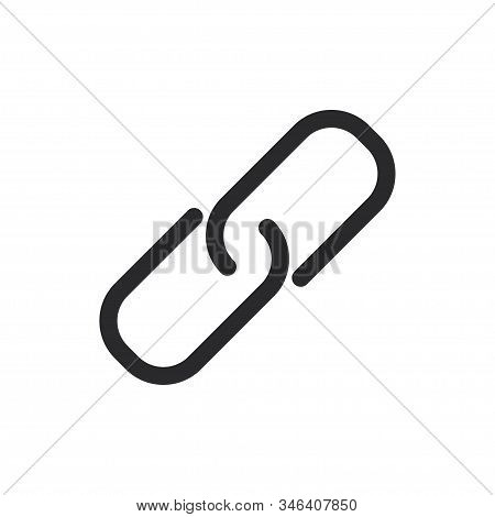 Link Icon Isolated On White Background. Link Icon In Trendy Design Style For Web Site And Mobile App