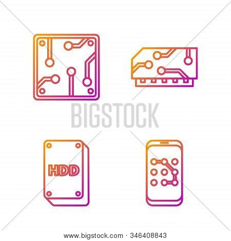 Set Line Mobile And Graphic Password Protection, Hard Disk Drive Hdd, Processor And Ram, Random Acce