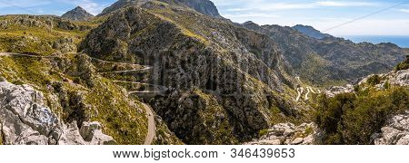 Mirador Coll Dels Reis - Mountain Pass Located On The Northwest Coast Of The Spanish Balearic Island