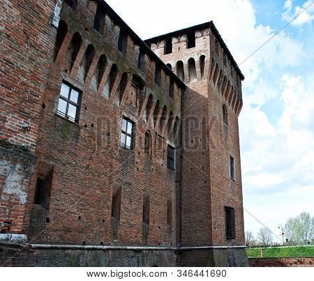 Mantova / Italy - March 27, 2010: Medieval Castle Of San Giorgio In Mantova.