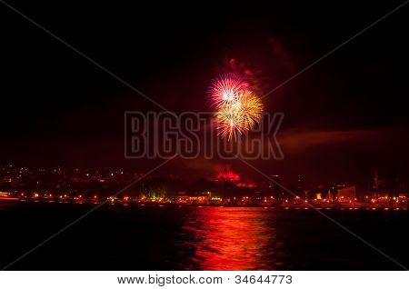 Rhein Flammen içinde