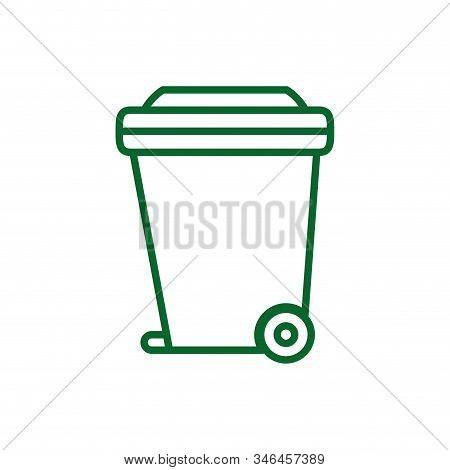 Trash Icon Design, Waste Garbage Ology Eco Save Green Natural Environment Protection And Care Theme 