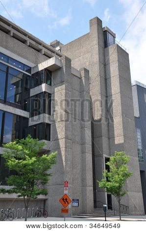 School of Architecture building at Yale University in New Haven, Connecticut