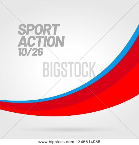 Abstract Modern Graphic Element. Layout Design With Dynamical Colored Forms And Line.