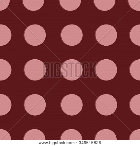 Dotted, Pop Art Background, Pop Art Pattern. Symbolic Background Of Art Of 1960s. Circle Art Round B
