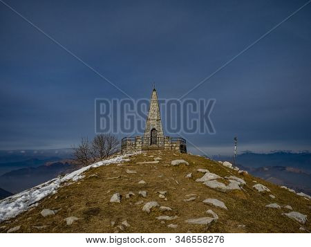 View Of Monte Pallanzone Summit, Lombardy, Italy