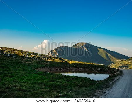 Monte Altissimo Di Naga As Seen From Monte Baldo Surroundings, Trentino Alto Adige,italy