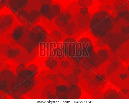 Cuore bello sfondo Boheh