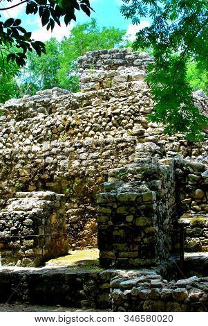 Cobá Is An Archaeological Site Of Pre-columbian Mayan Culture, Located In Southeastern Mexico, In Th