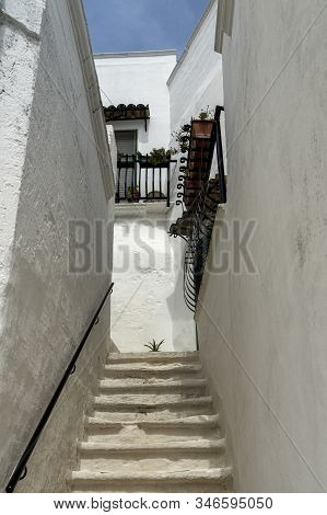 White Buildings Of Laterza, Taranto, Apulia, Southern Italy, Historic Town