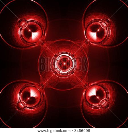 Sfondo astratto Crystal Red