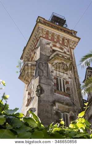 San Fernando, Buenos Aires / Argentina; Sept 16, 2014: Belgrano Palace Or Otamendi Palace Tower, An 