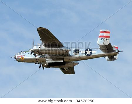 World War Ii æra B-25 bombefly