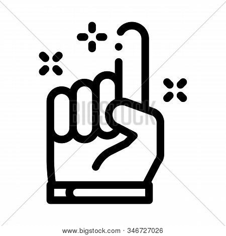 Referee Icon Vector. Outline Referee Sign. Isolated Contour Symbol Illustration