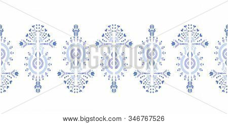 Geometric Mosaic On The Tile. Ethnic Pattern. Seamless Ehnic Carpet African Pattern. Aztec Style.
