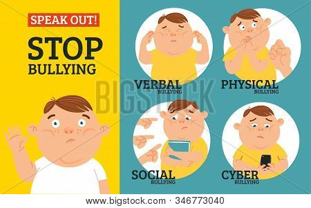 Stop Verbal, Social, Physical, Cyberbullying In School