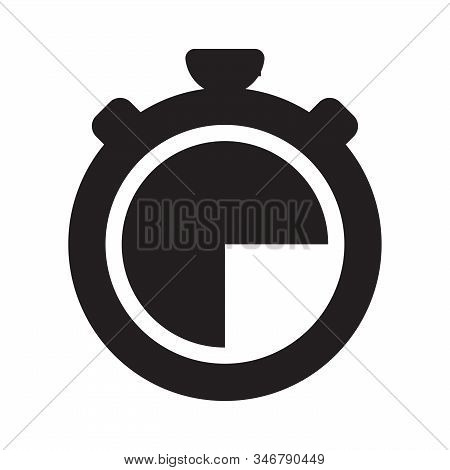 Icon Clock Time Vector , Lorem Ipsum Flat Design