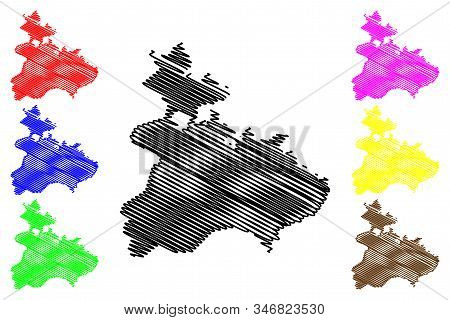 Tavush Province (republic Of Armenia, Administrative Divisions Of Armenia) Map Vector Illustration, 