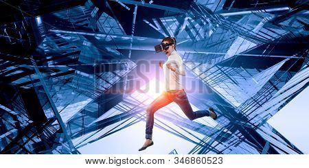 Future of virtual technology. Mixed media