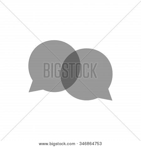 Typing In A Chat Bubble Icon Illustration Isolated Vector, Comment Sign Symbol. Stock Vector Illustr
