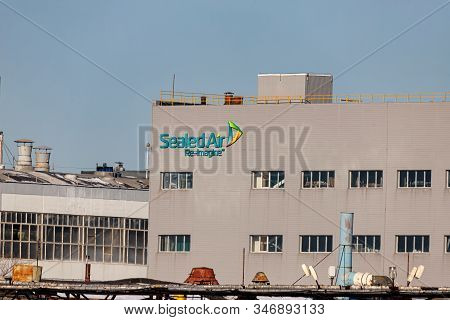 Volgograd - January 24: The New Building Chemical Company Sealed Air With  Logo On The Territory Of 