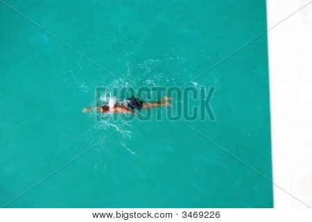 Nuotatore In mare