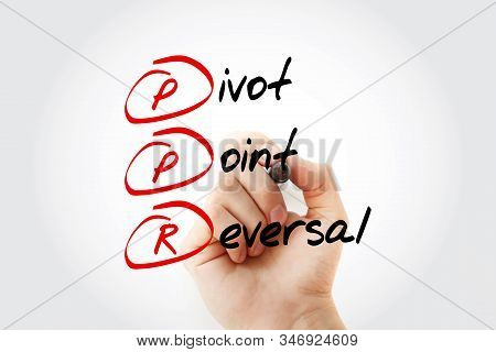 Ppr - Pivot Point Reversal Acronym, Business Concept Background