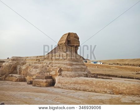 The View Of Sphinks At Giza, Egypt