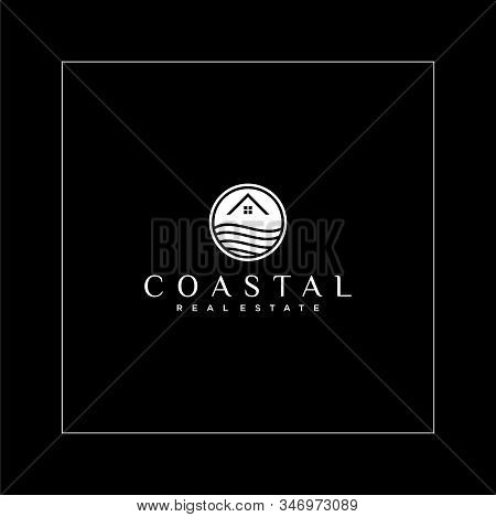 Modern Logo Design Of Home With White Background - Eps10 - Vector.