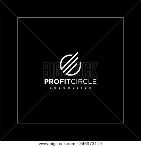 Modern Logo Design Of Circle And Investment With White Background - Eps10 - Vector.