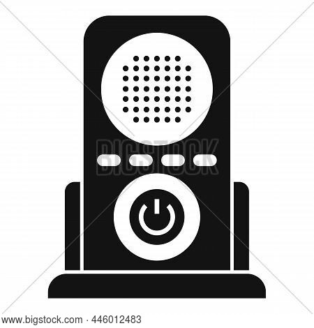 Nanny Baby Monitor Icon Simple Vector. Radio Care. Newborn Babyphone