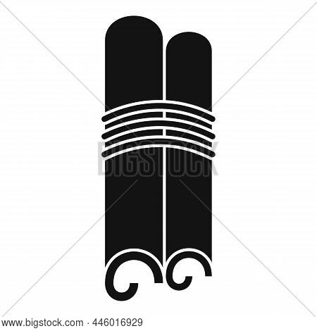 Canella Icon Simple Vector. Cinnamon Stick. Anise Food