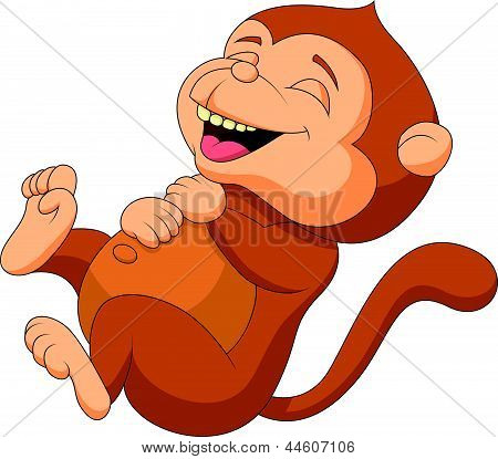 Cute abe tegneserie griner