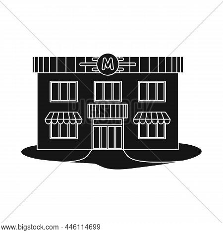 Vector Design Of Store And Shop Icon. Set Of Store And Grocery Stock Vector Illustration.