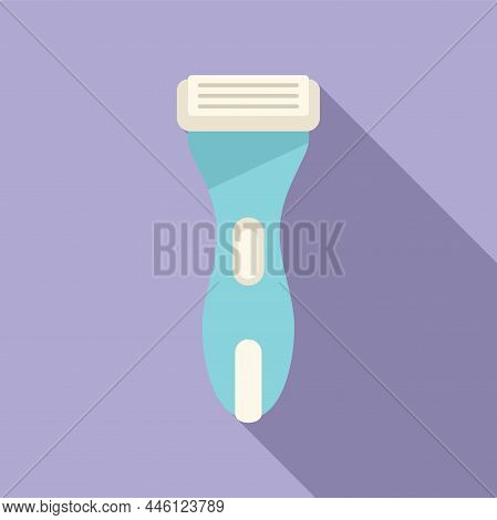 Hair Shaver Icon Flat Vector. Wax Depilation. Leg Hair Removal