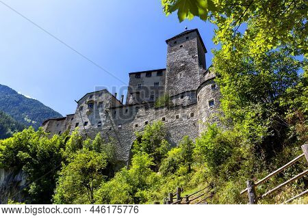 Wonderful View Of Tures Castle In South Tyrol