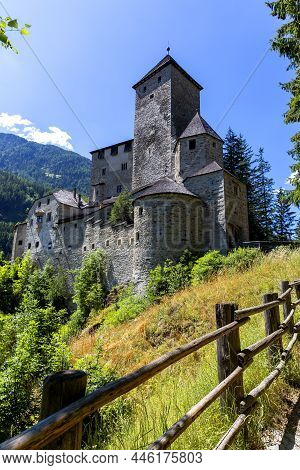Wonderful View Of Tures Castle In South Tyrol