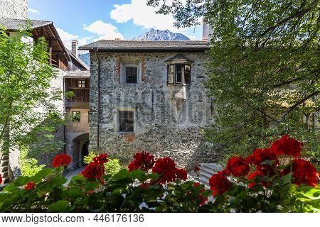 Wonderful View Of Tures Castle In South Tyrol