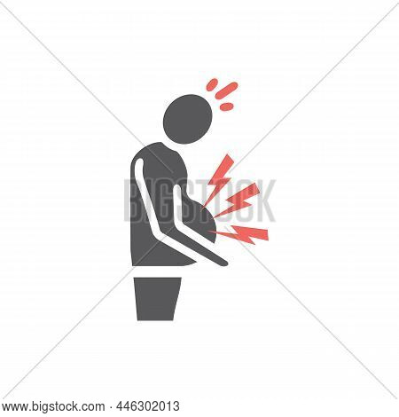 Bloating Icon. Vector Icon For Web Graphic.