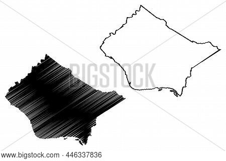 Belo Monte Municipality (alagoas State, Municipalities Of Brazil, Federative Republic Of Brazil) Map