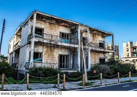 Cityscape Of Varosha, The Ghost Town.