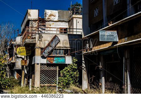 Cityscape Of Varosha, The Ghost Town.