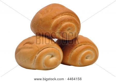 Buns Isolated On White