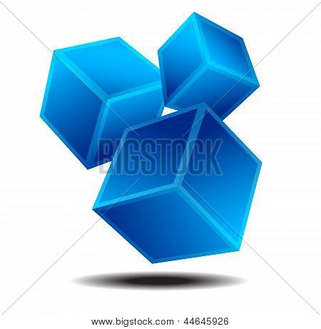 동적 사각형 로고