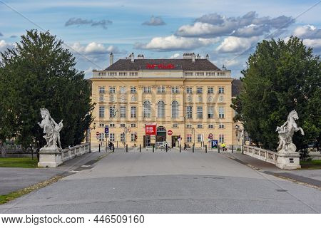 Vienna, Austria - October 2021: Museum Quarter In Vienna