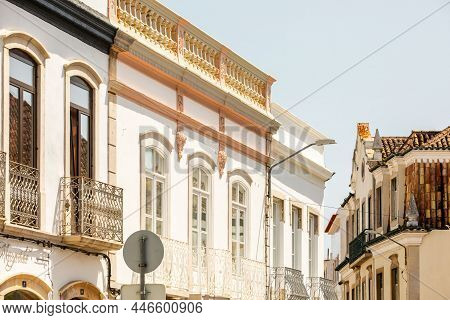 Architecture Details Of Tavira Small City, Algarve, Portugal