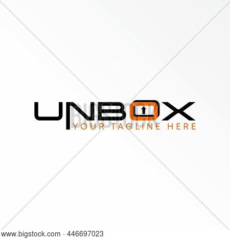 Letter Unbox Free Vector Stock. Arrow People Abstract Design Concept. Can Be Used As A Symbol Relate