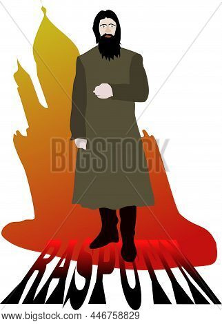 Full Body Rasputin Image Illustration With Text